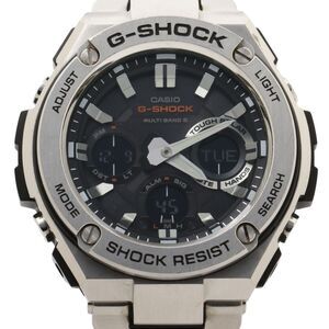 CASIO GSHOCK GSTEEL GSTW100 Series Watch (GSTW110D1AJF) in Black and Silver R...